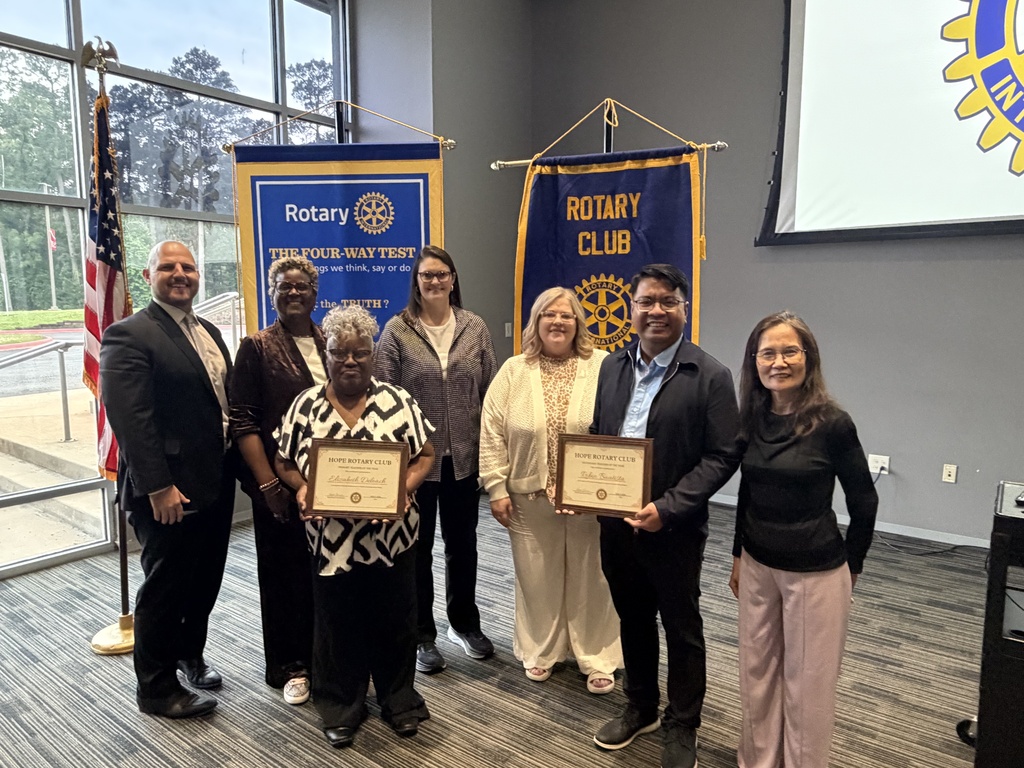 ππΎ Congratulations to Our Rotary Teachers of the Year! πΎπ Hope Public Schools is proud to recognize Elizabeth Deloach and Robin Bautista for being named Rotary Teachers of the Year! This honor reflects the dedication, care, and excellence they bring to their classrooms, their campuses, and our students every day. Their impact reaches far beyond instruction. They help shape confidence, character, and a love for learning in the students they serve. We are grateful for their commitment to education and proud to celebrate this well-deserved recognition. Please join us in congratulating Elizabeth Deloach and Robin Bautista! π #HopePublicSchools #WeCelebrate #TeacherOfTheYear #RotaryTeacherOfTheYear #BobcatPride #ThankATeacher