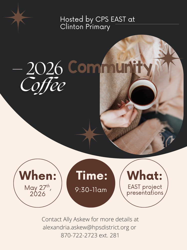 community coffee event flyer 