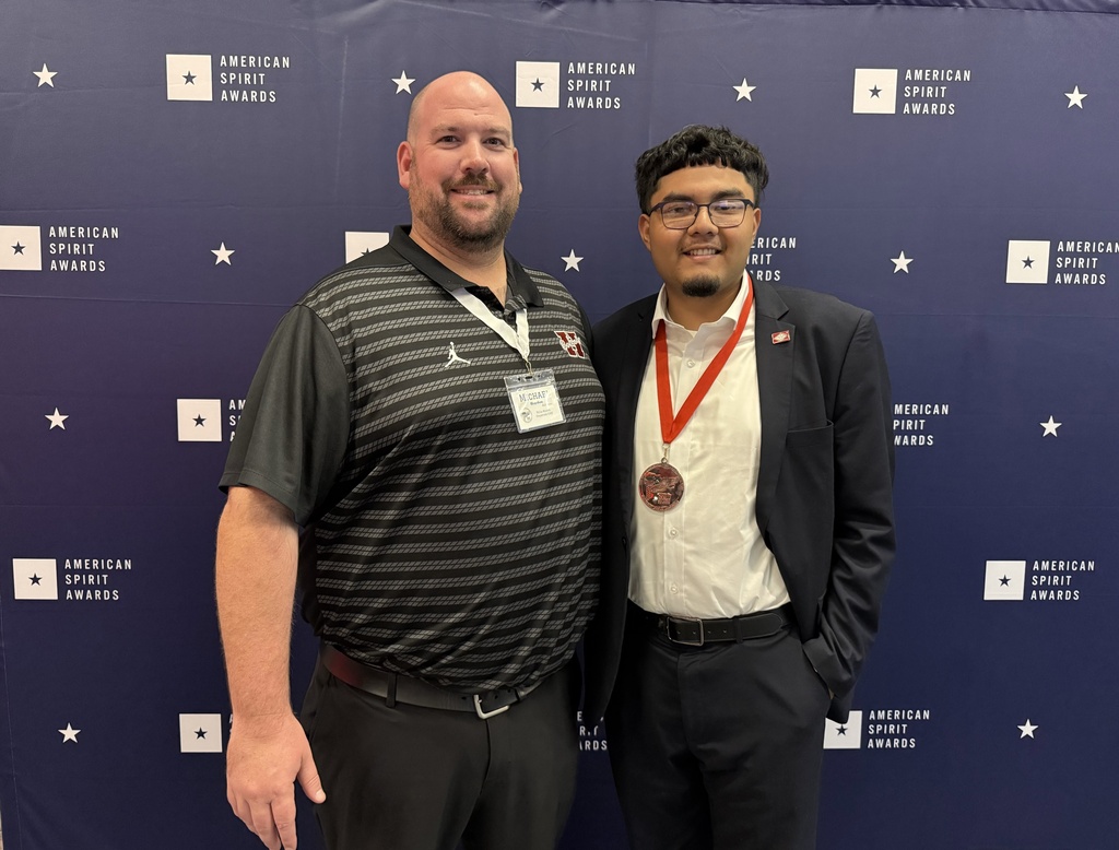 Our Very Own Jair Arroyo Makes HPS History  Hope Public Schools is proud to celebrate our very own Jair Arroyo, who has become the first student from Hope Public Schools to receive the Billy Michal Student Leadership Award.  Jair represented Hope Public Schools and the State of Arkansas at the American Spirit Awards in New Orleans, carrying with him the values of leadership, service, and excellence that define what it means to be a Hope Bobcat.  This achievement reflects Jair’s hard work, character, and commitment to growth. It also reflects the support of the teachers, administrators, mentors, staff, and school board members who continue to invest in student leadership across our district.  Jair shared his gratitude for the encouragement and opportunities he has received throughout his time at Hope Public Schools and expressed his hope to continue making HPS proud while inspiring future students to pursue leadership and service.  Congratulations, Jair. Hope Public Schools is proud of you.