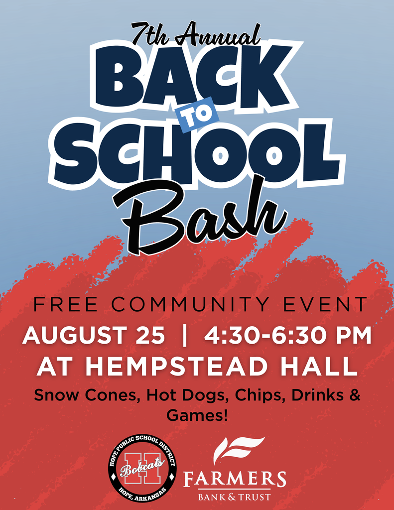 Back to School Bash fl;yer