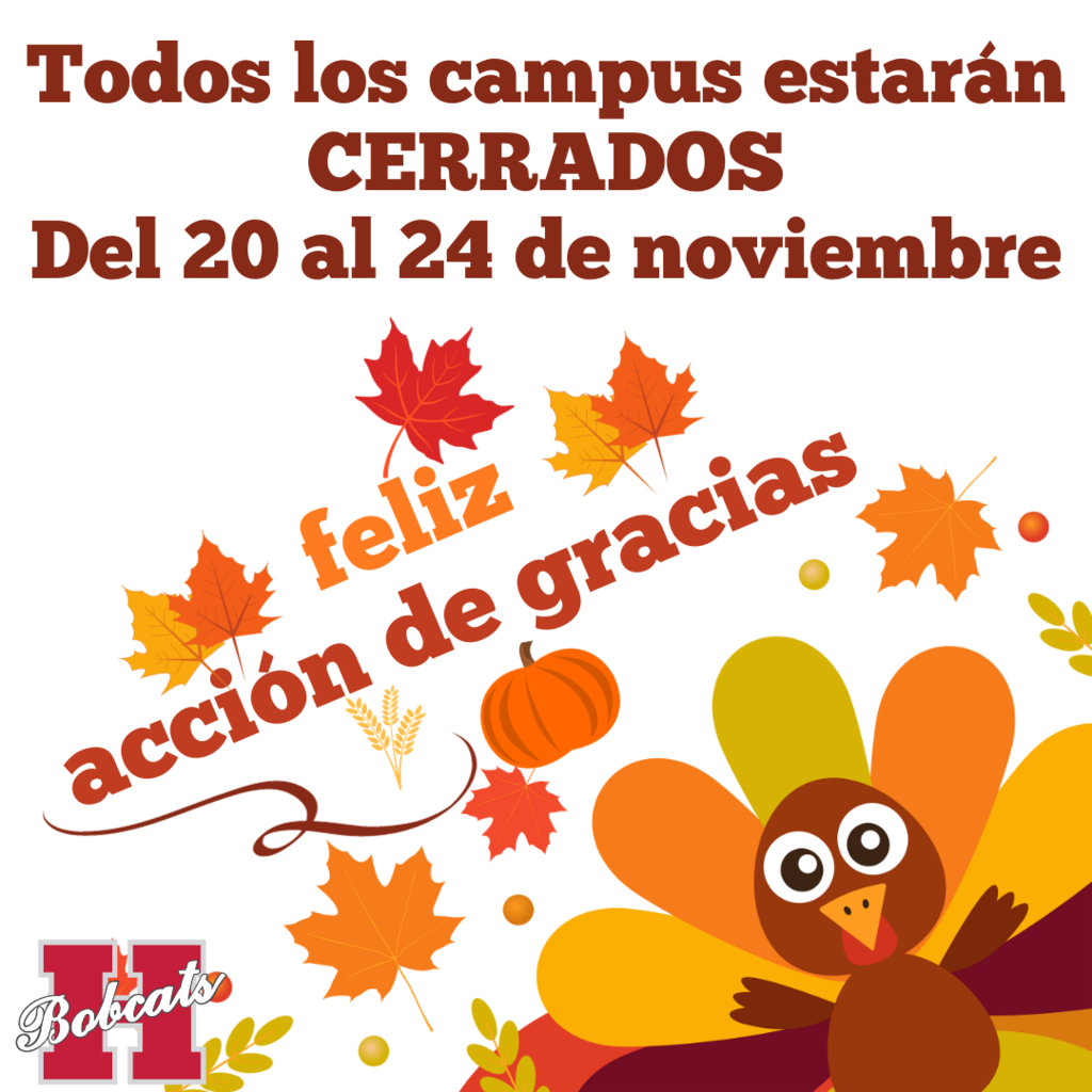 campuses closed for thanksgiving