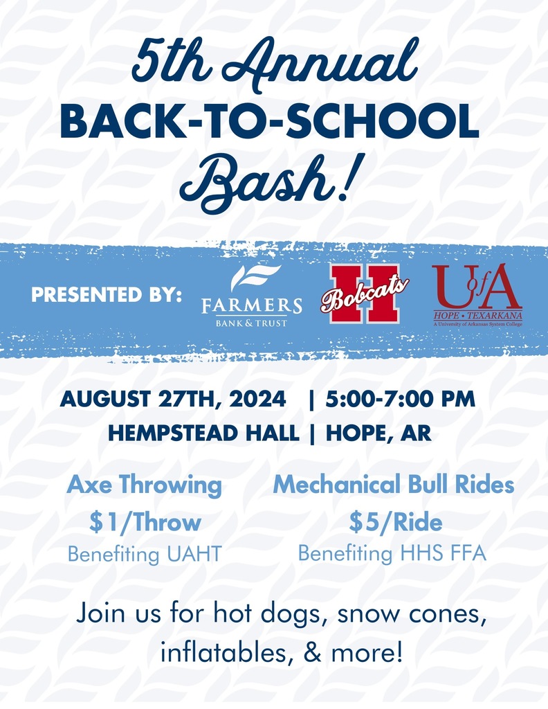 back to school bash