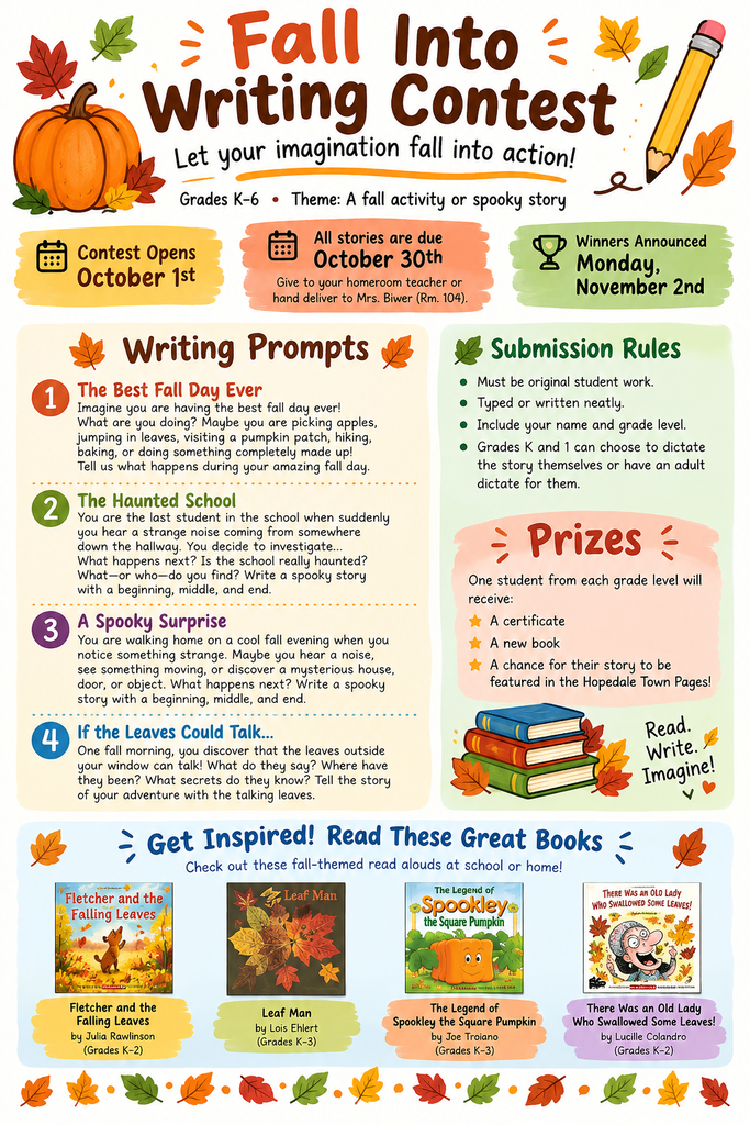 2026 Fall Writing Contest