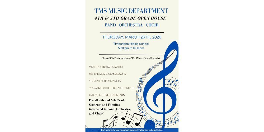 Music Dept Open House