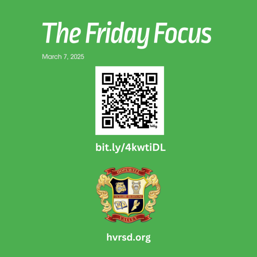 This Week's Friday Focus is Here!