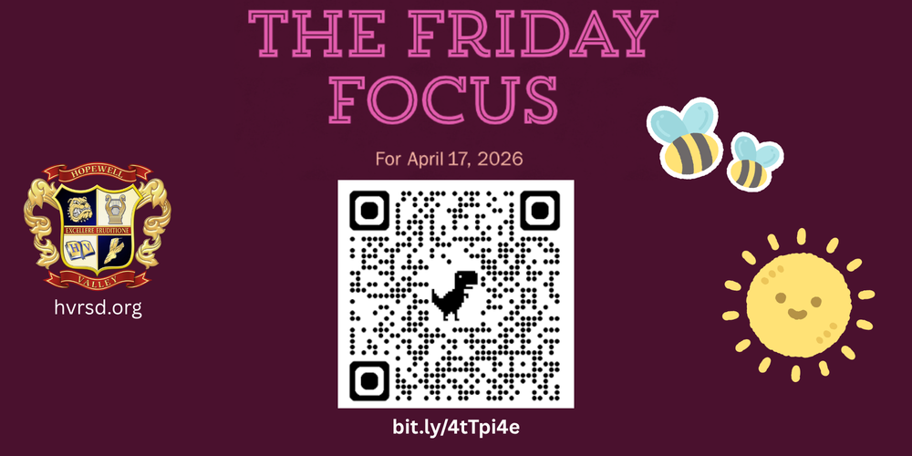 The Friday Focus is Here!