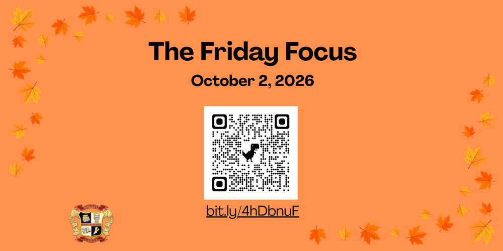 Friday Focus link
