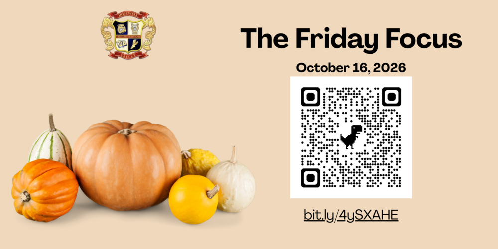 Friday Focus Newsletter QR code