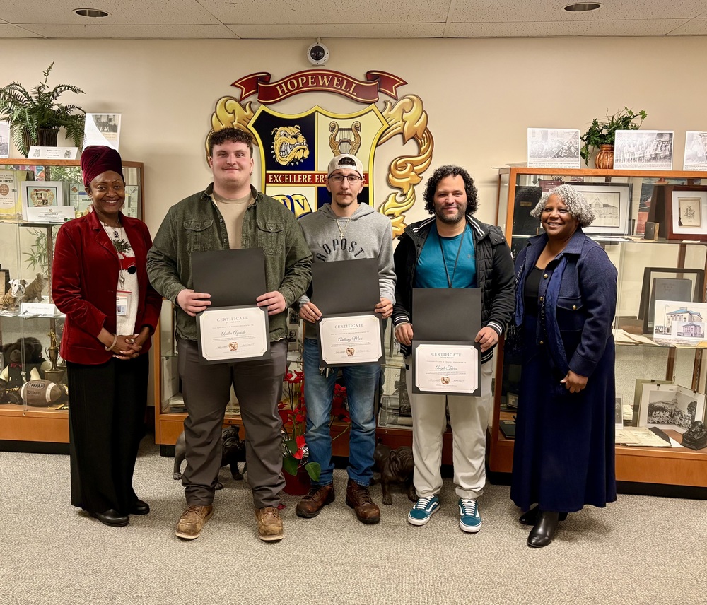 HVRSD Heroes Being Honored by the Board of Education