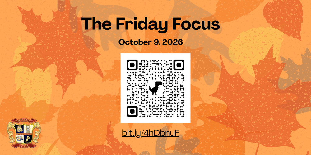 Friday Focus Newsletter QR code