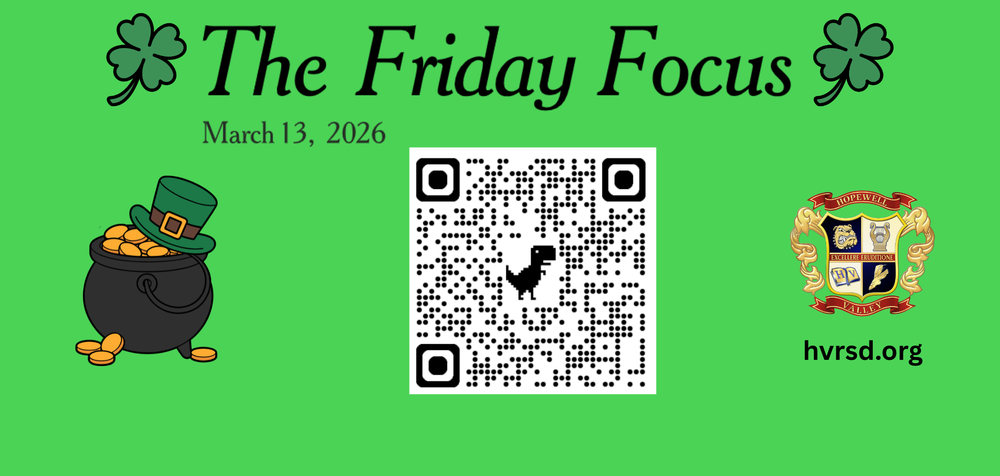 The Friday Focus is Here!