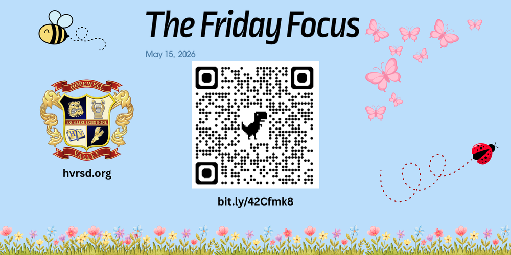 This Week's Friday Focus is Here!