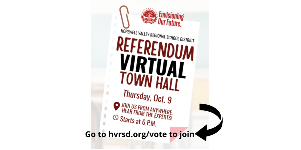 HVRSD Referendum Town Hall: Monday, Sept 9, 2024 @ 7:00 pm