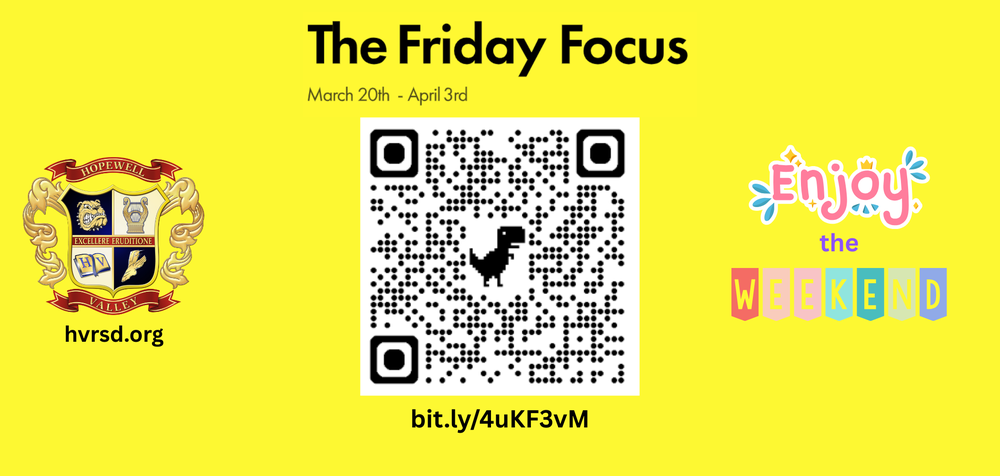 The Friday Focus is Here!