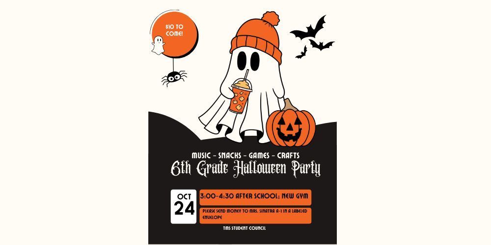 6th Grade Halloween Party 2025