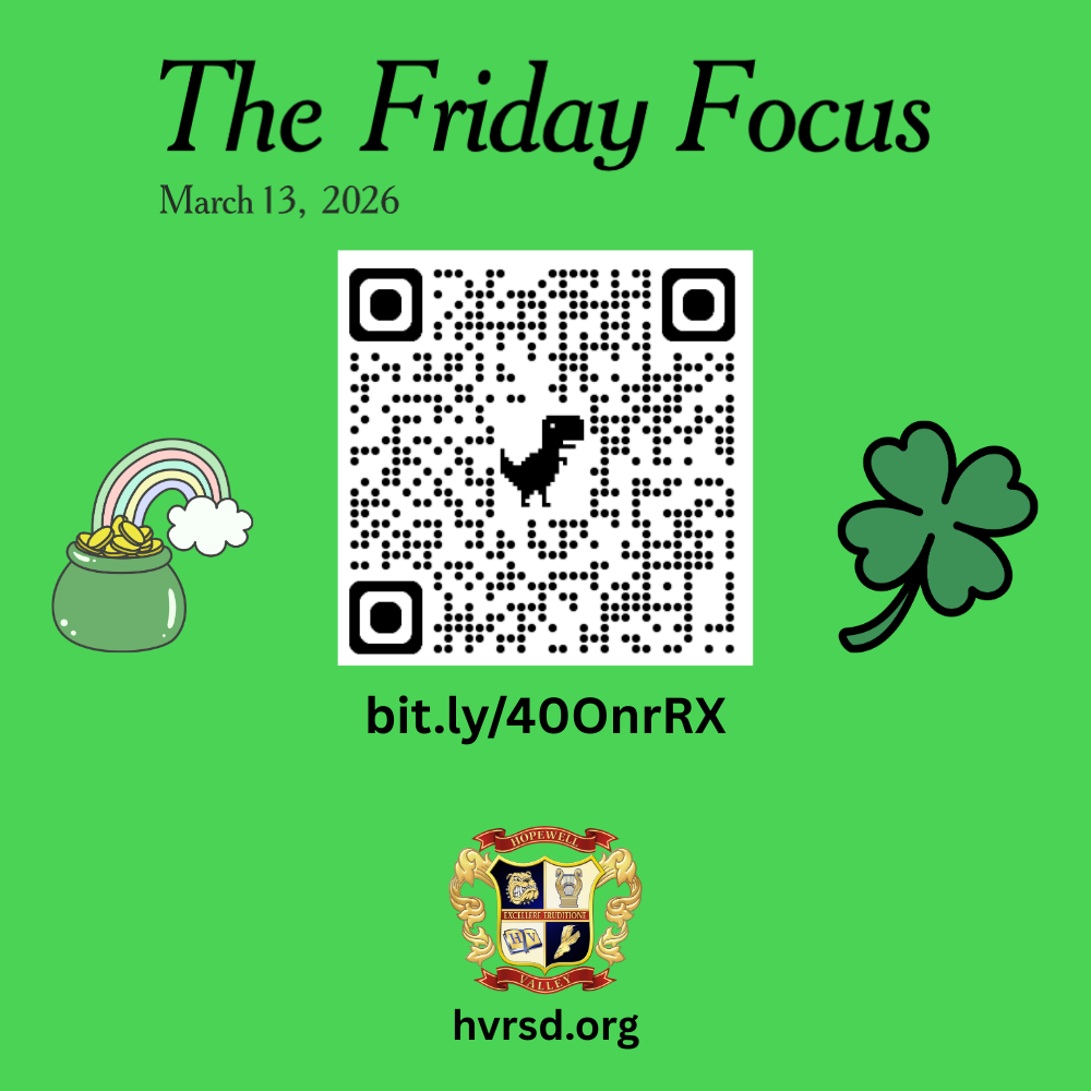 The Friday Focus is Here!