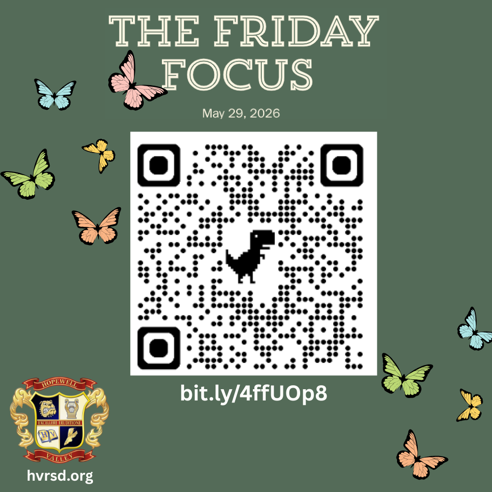 This Week's Friday Focus is Here!