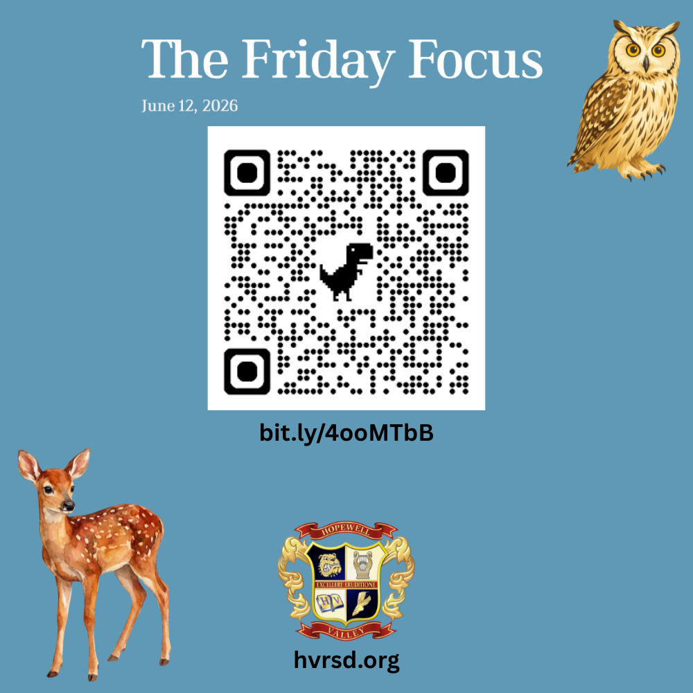 This Week's Friday Focus is Here!