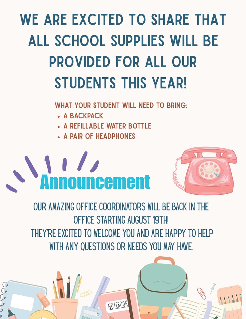 School Supply Flyer