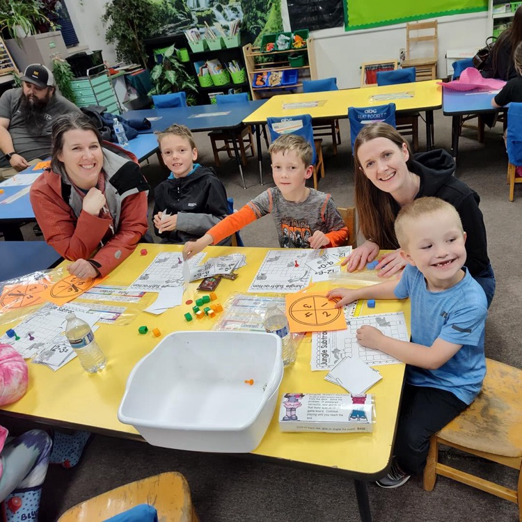 family and student math night 