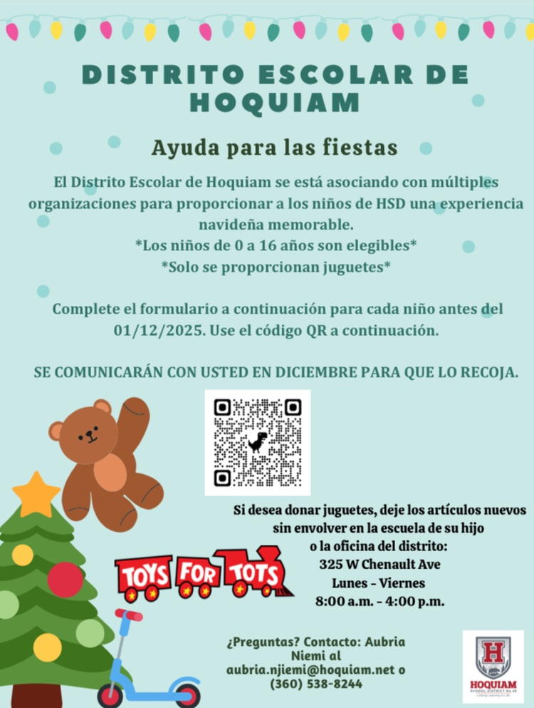 HSD holiday support for kids