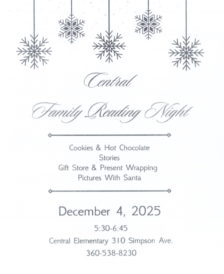 family reading night flyer