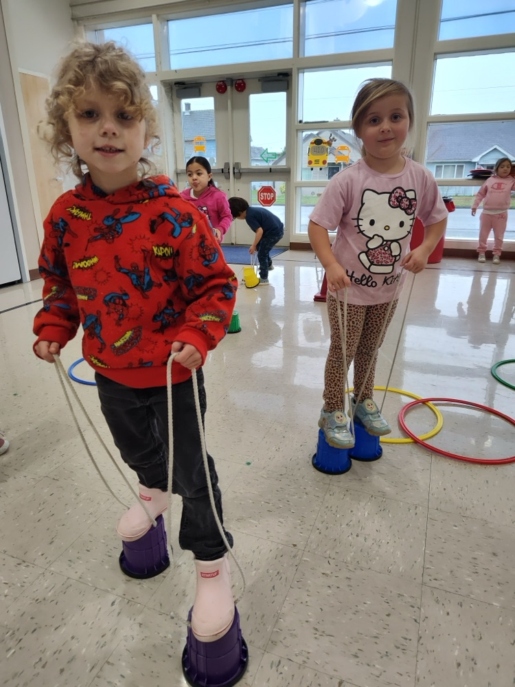 students playing in gym