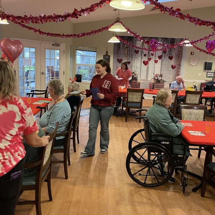 delivering valentines