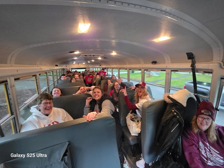 rooter bus full of students