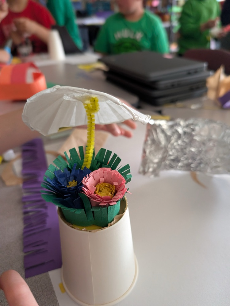students being creative together
