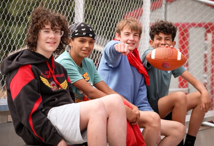 students at field day