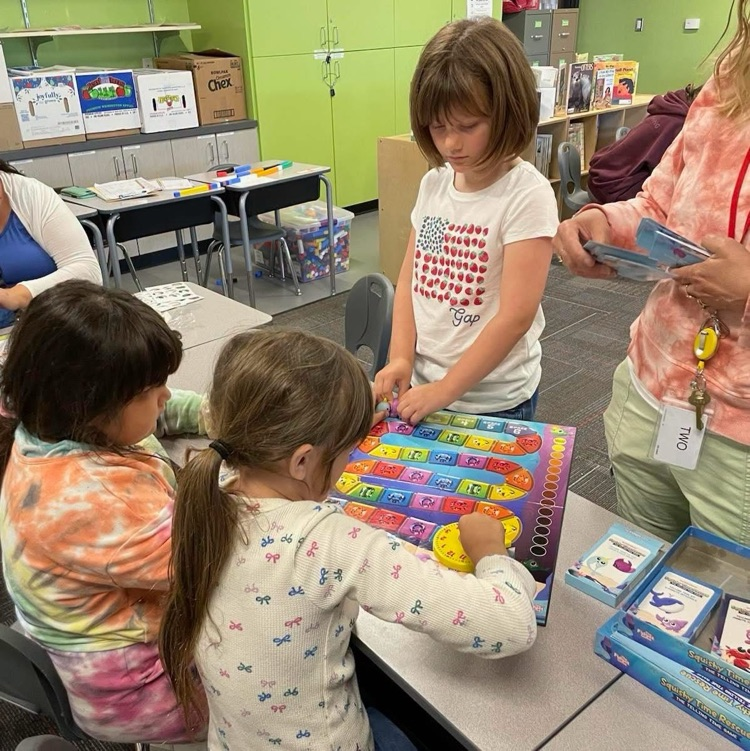 students playing games
