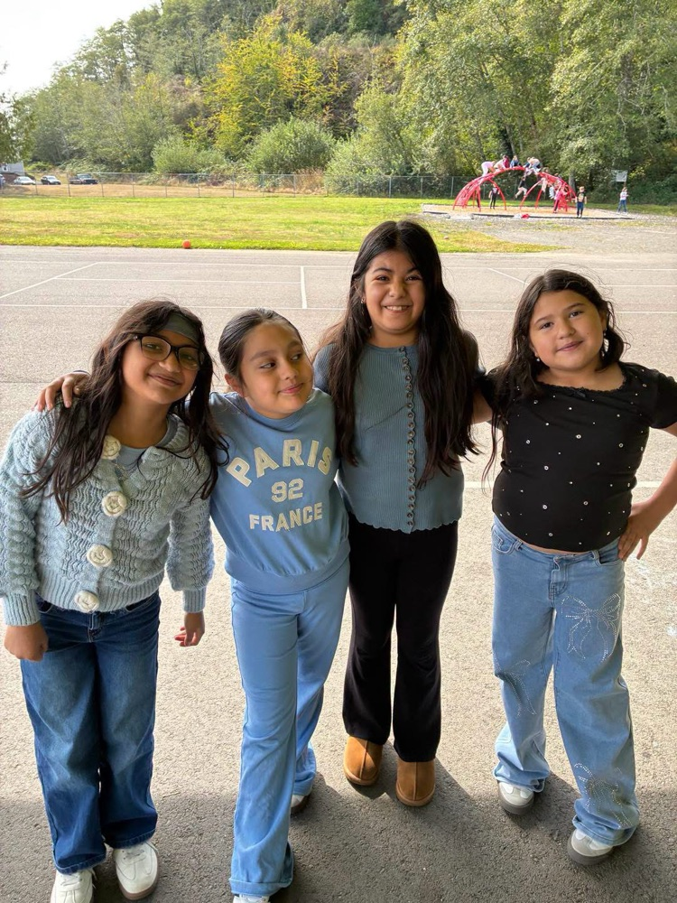 students on the playground