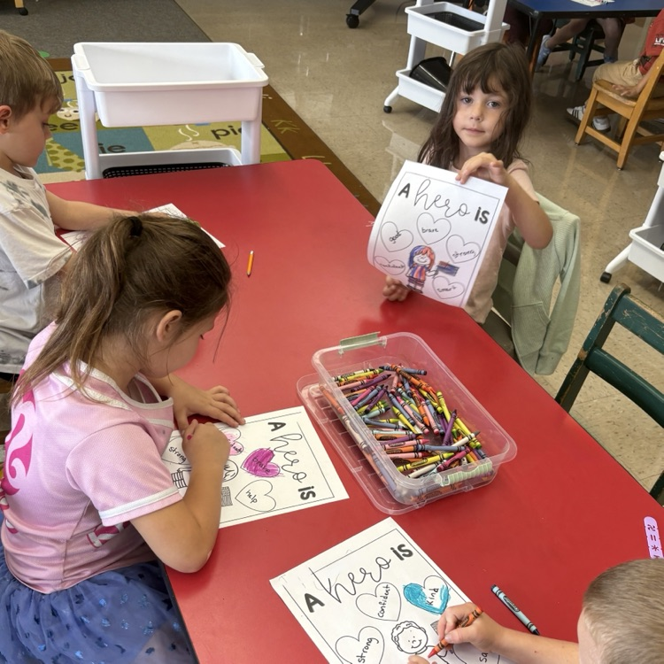 students working in the classroom