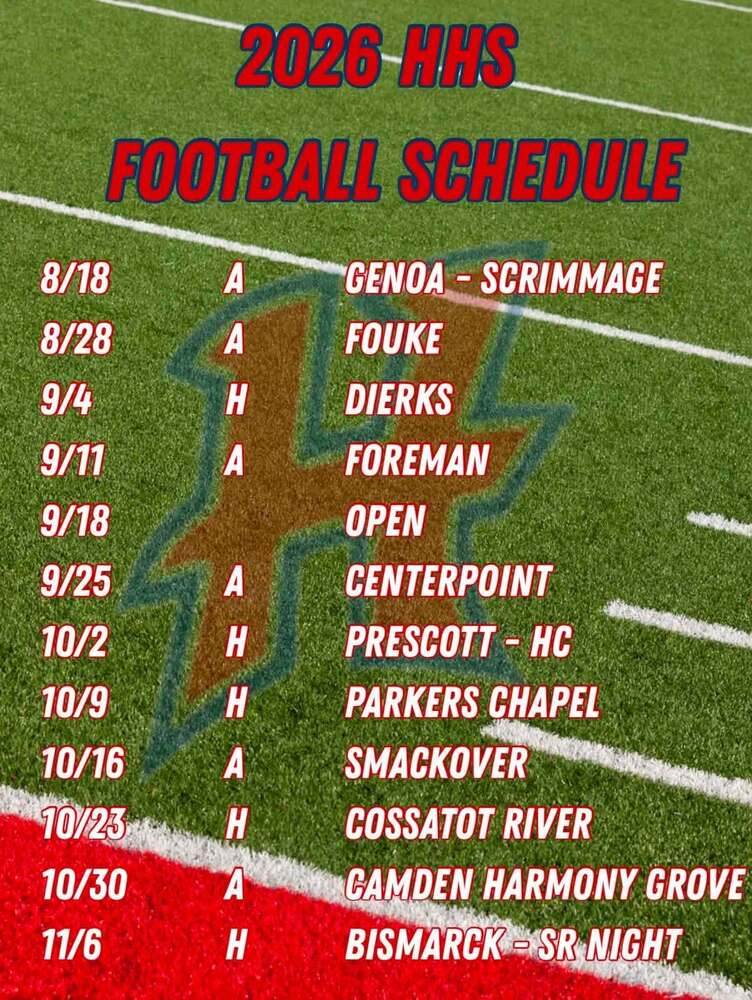HHS Football Schedule 2026