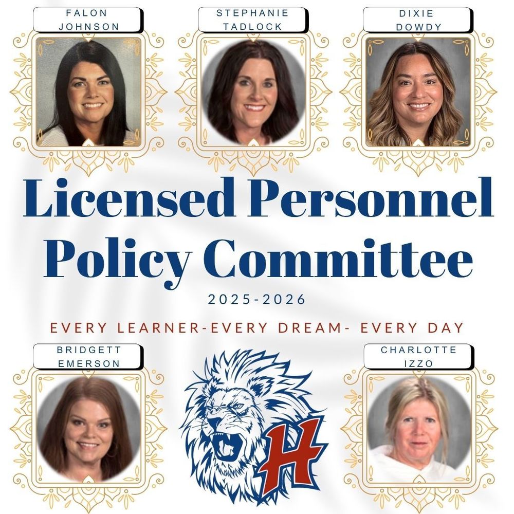 Welcome our Licensed Personnel Policy Committee