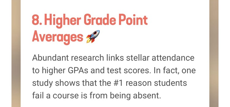 Higher GPA