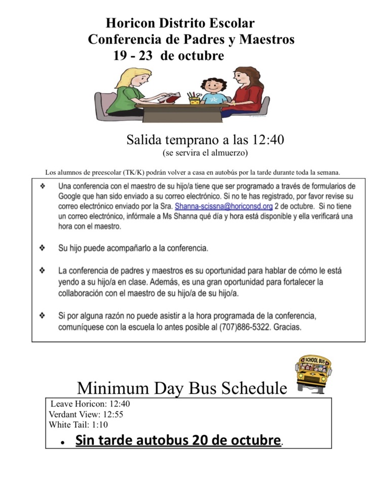 Spanish parent teacher conference 