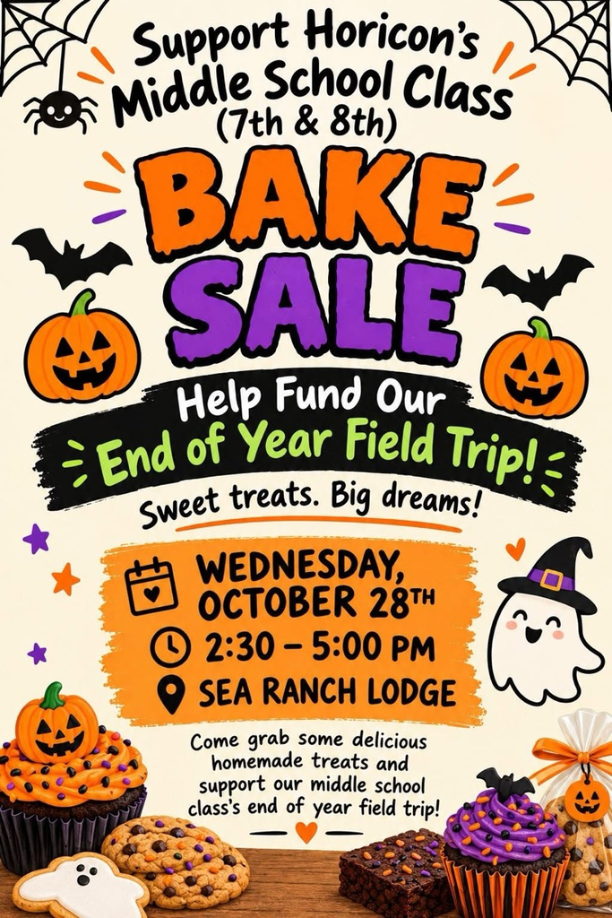 middle school bake sale 