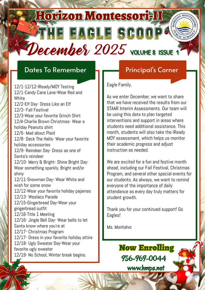 December Newsletter Page 1