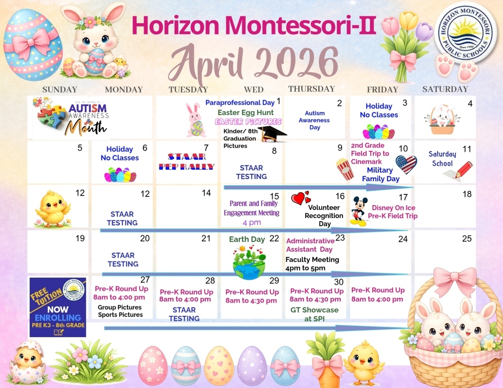 April Calendar