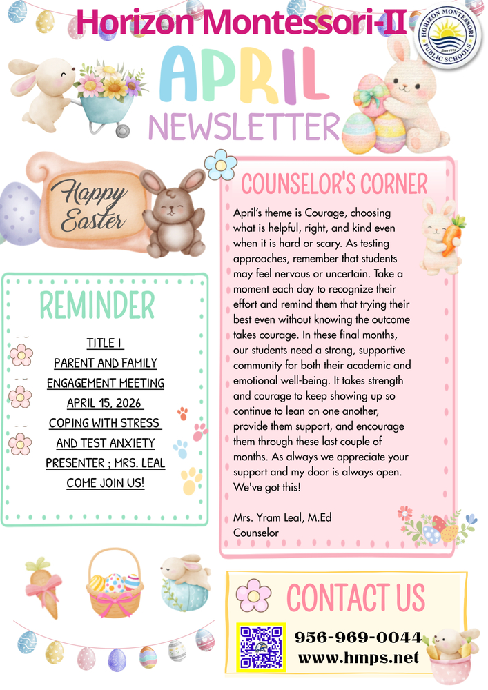 April Newsletter