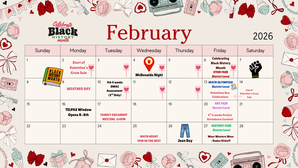 Feb Calendar