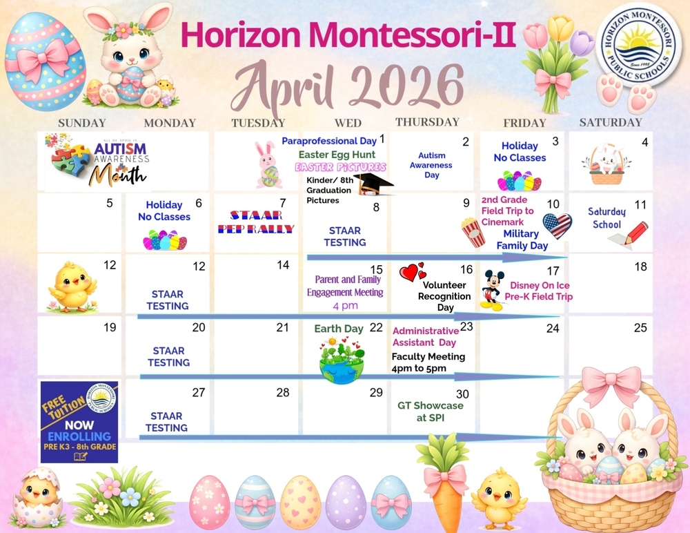 April Calendar