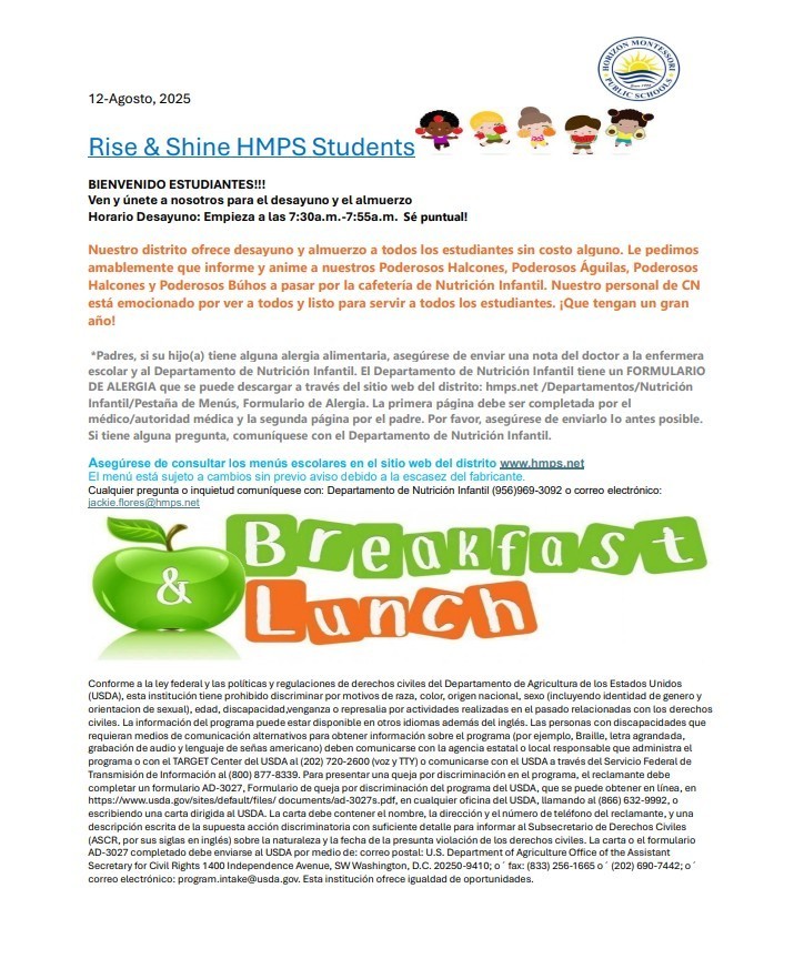 Child Nutrition Flyer