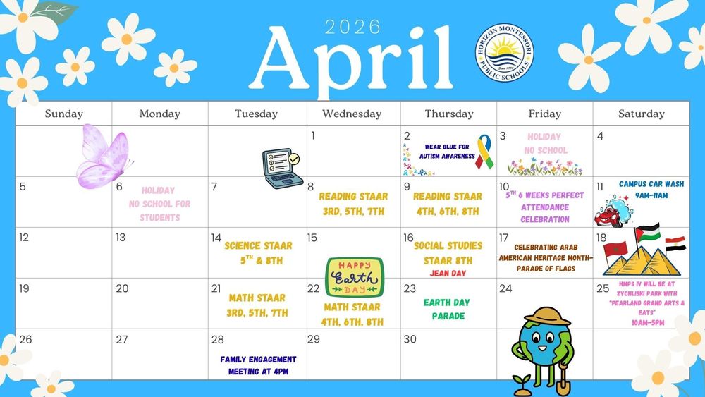 April Calendar