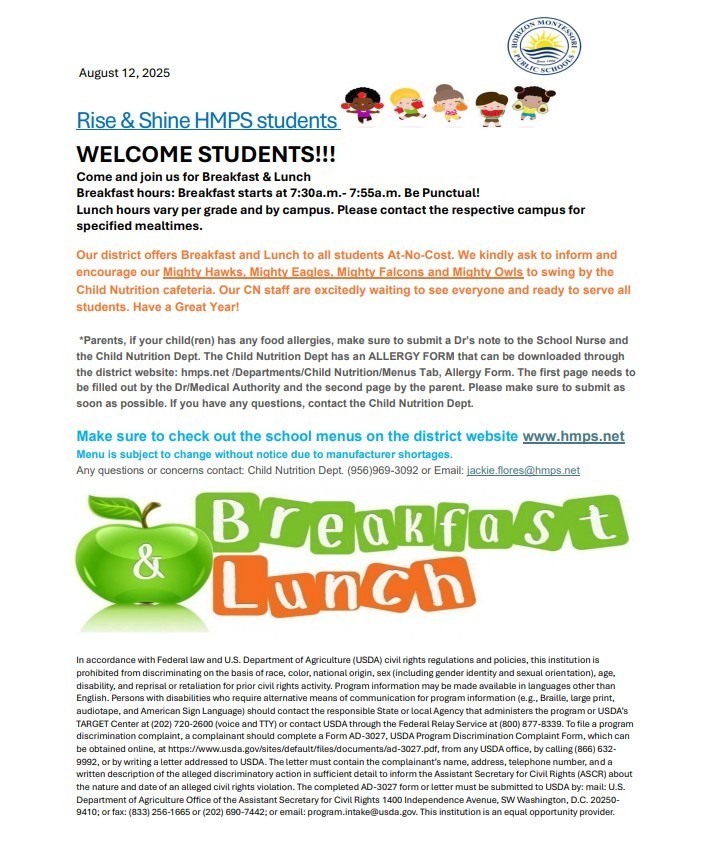Child Nutrition Flyer