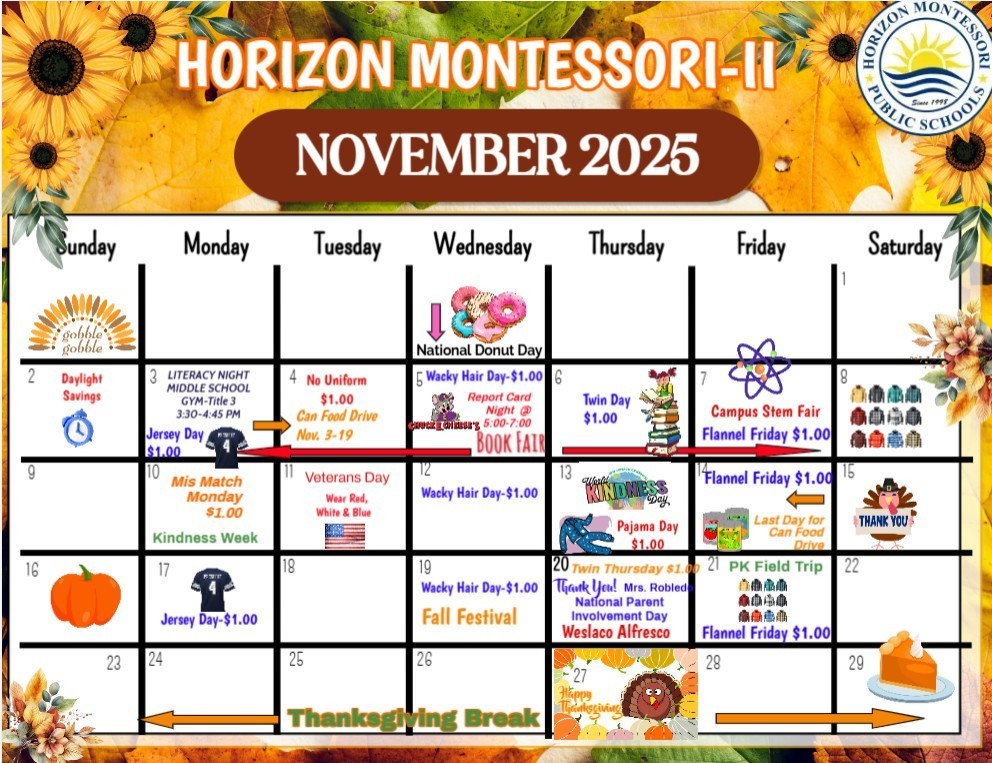 November Calendar