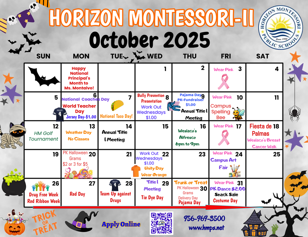 October Calendar