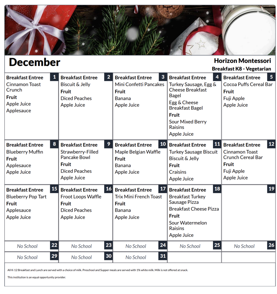December Calendar